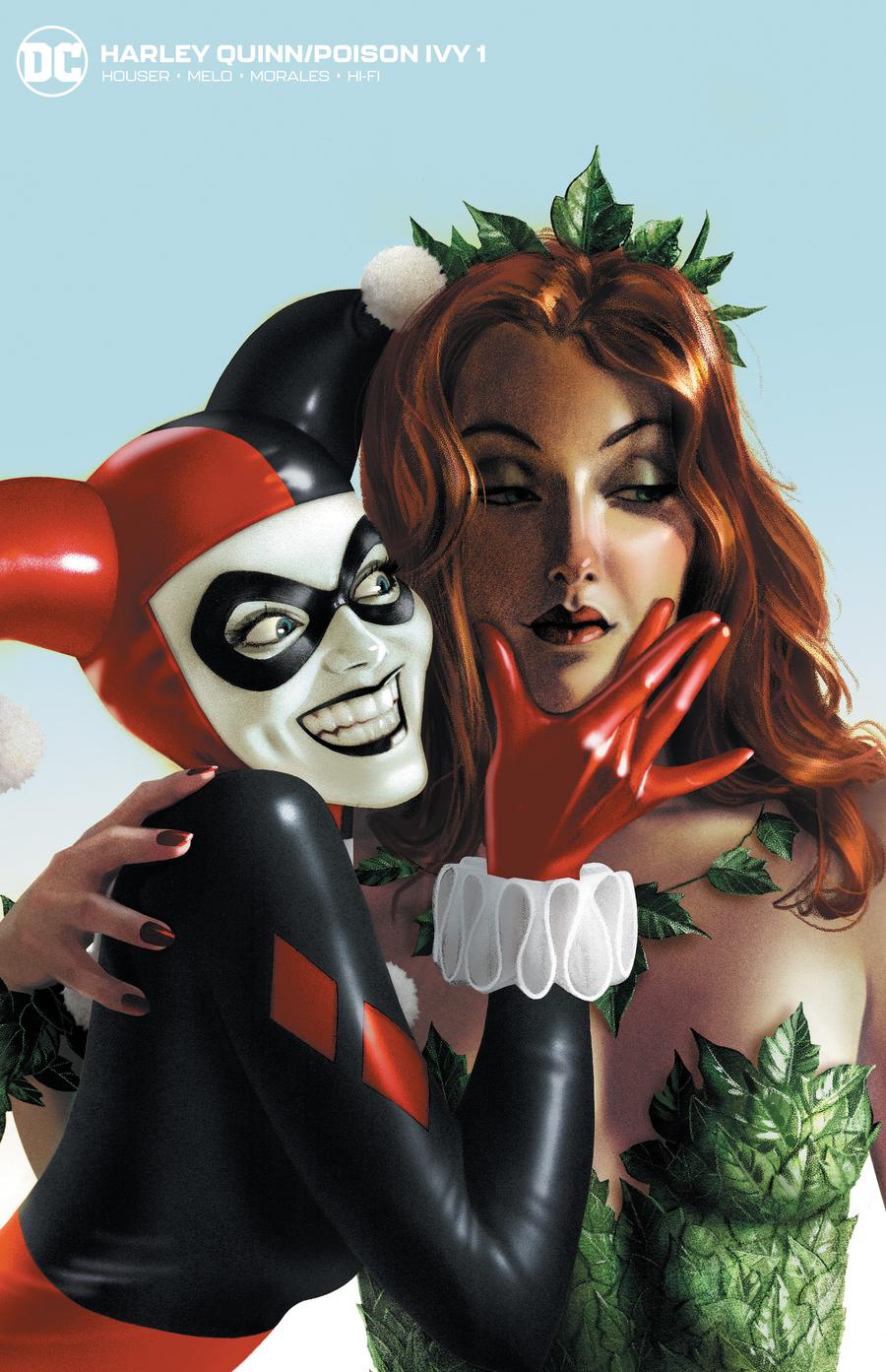 Harley Quinn And Poison Ivy #1  Midtown Exclusive Cover B Joshua Middleton NYCC Minimal Trade Dress Cover 
