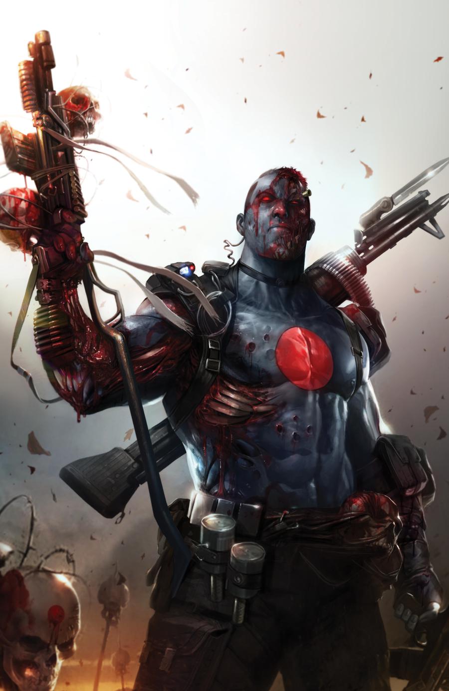 Bloodshot Vol 4 #1  Midtown Exclusive Francesco Mattina NYCC Foil Virgin Variant Cover