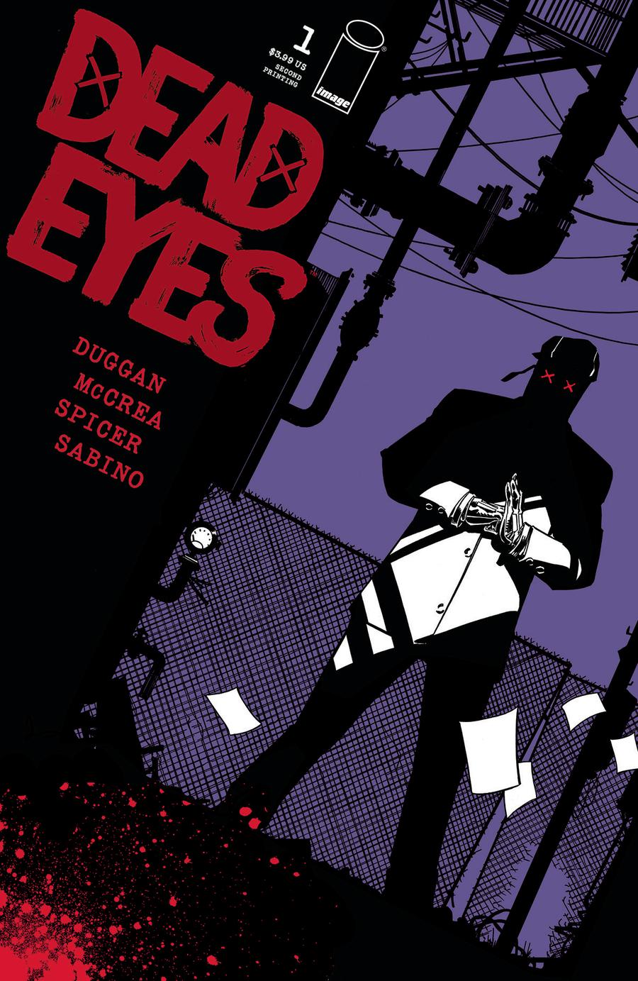 Dead Eyes #1 Cover C 2nd Ptg Variant John McCrea Cover