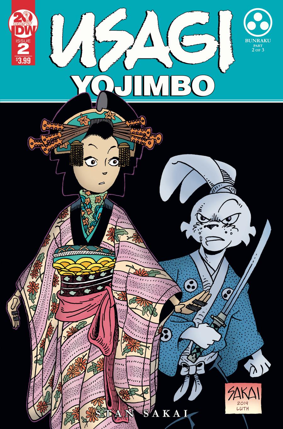 Usagi Yojimbo Vol 4 #2 Cover B 2nd Ptg Variant Stan Sakai Cover