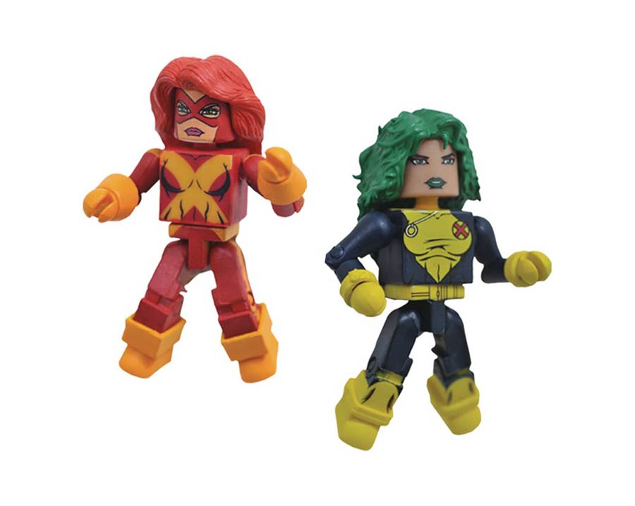 Marvel Minimates Series 78 X-Factor Jean Grey & Polaris 2-Pack