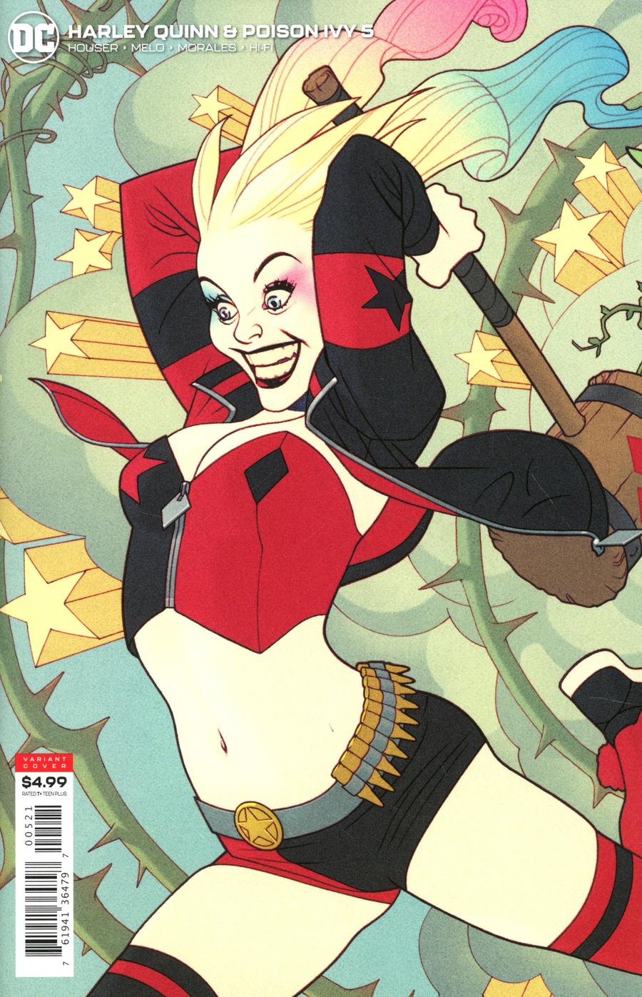 Harley Quinn And Poison Ivy #5 Cover B Variant Joshua Middleton Harley Quinn Card Stock Cover