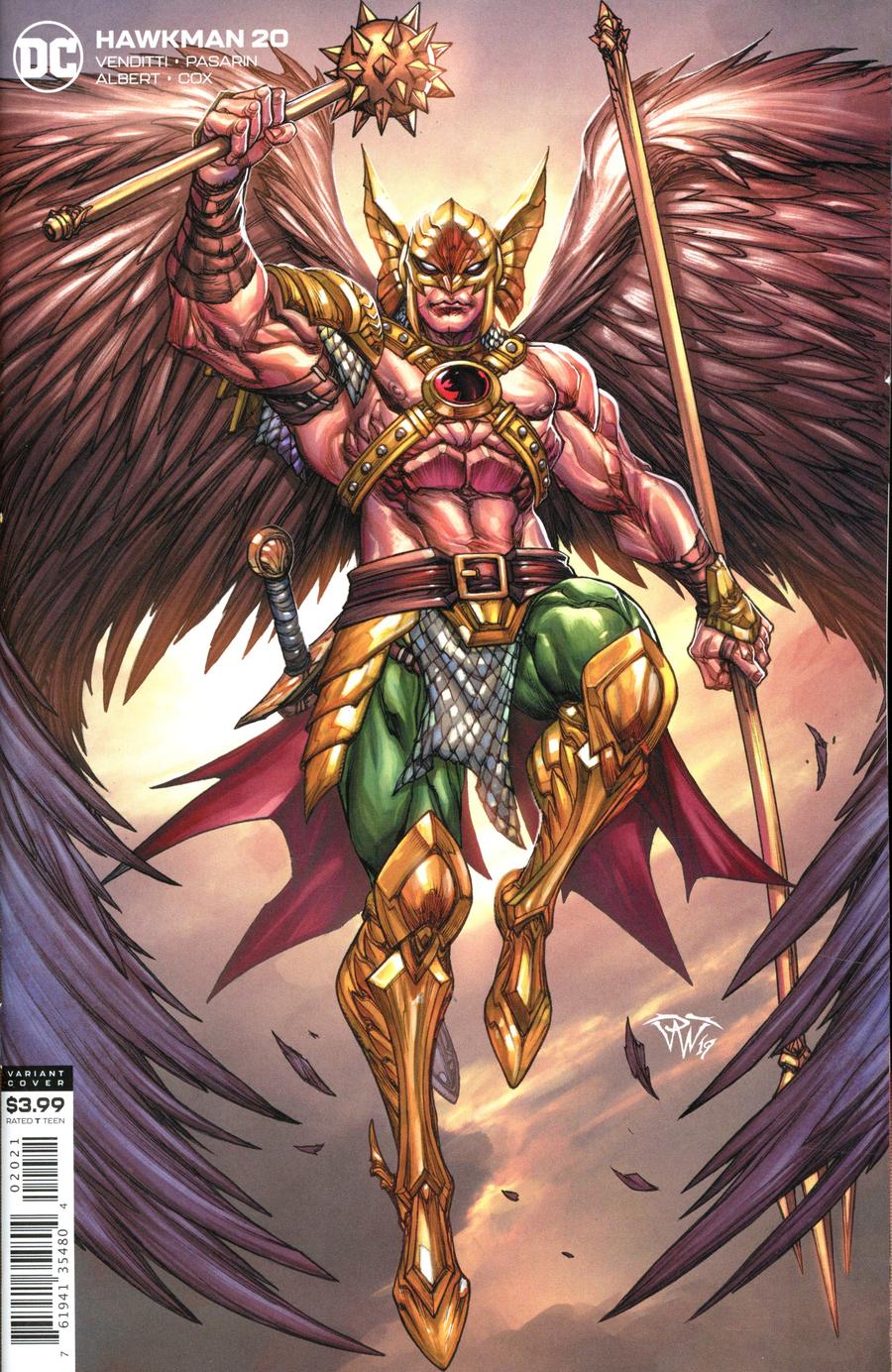 Hawkman Vol 5 #20 Cover B Variant Paolo Pantalena Cover