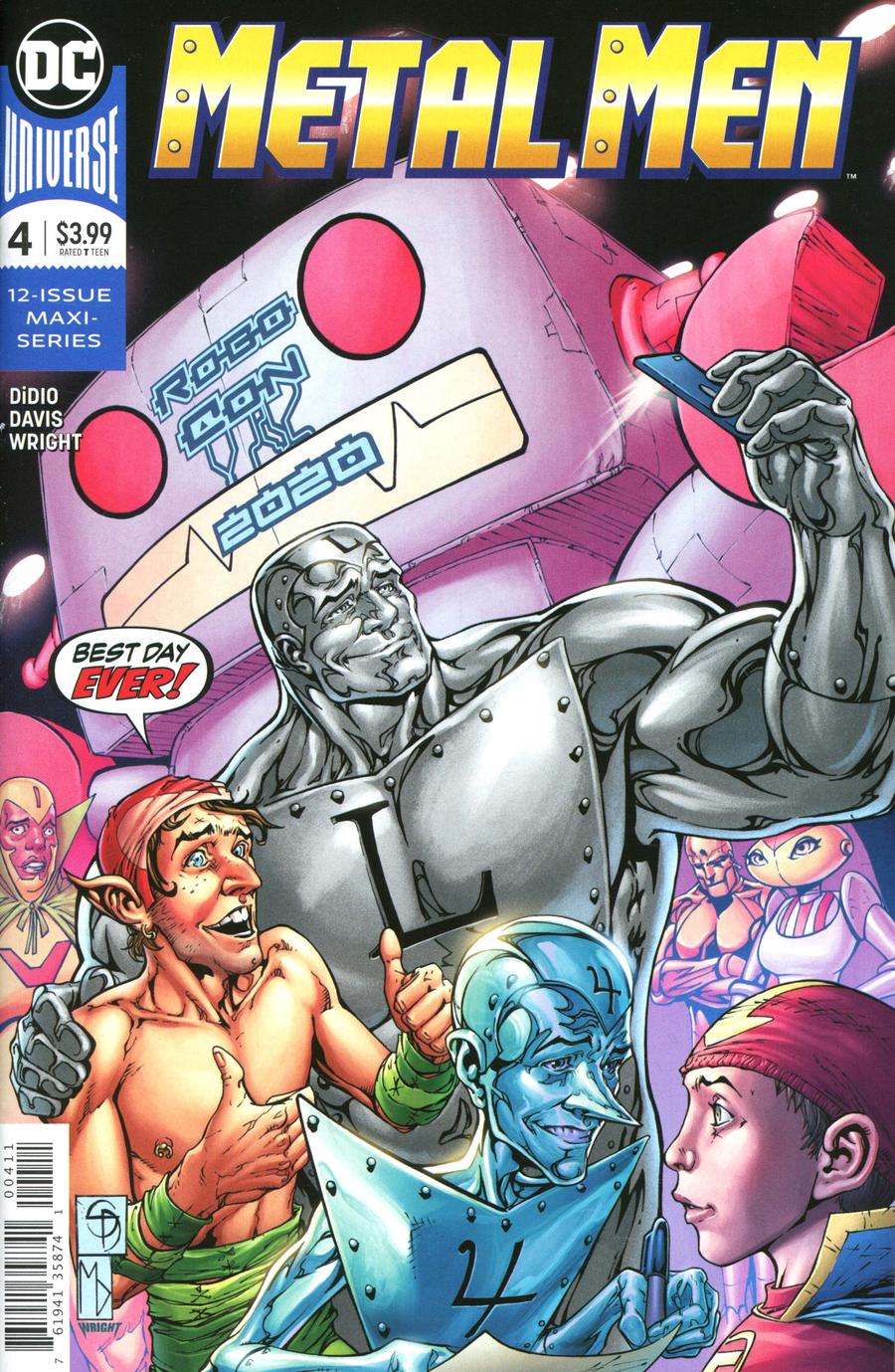 Metal Men Vol 4 #4 Cover A Regular Shane Davis & Michelle Delecki Cover