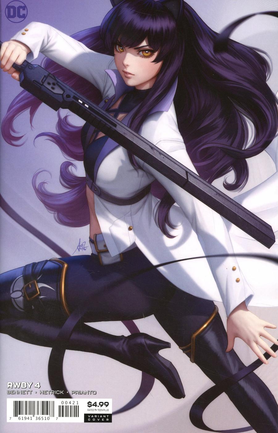 RWBY #4 Cover B Variant Stanley Artgerm Lau Card Stock Cover