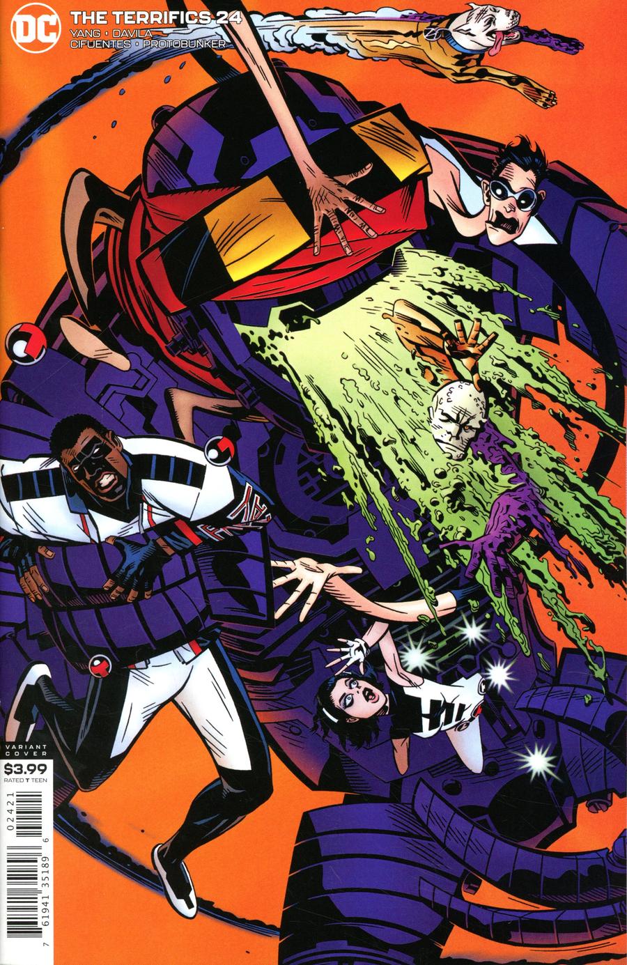 Terrifics #24 Cover B Variant Michael Golden Cover