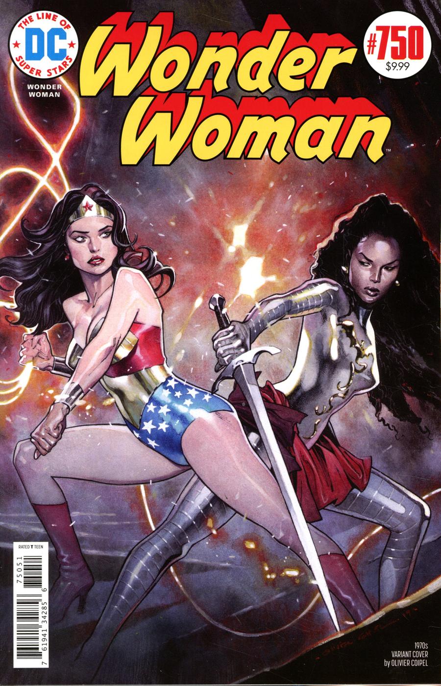 Wonder Woman Vol 5 #750 Cover E Variant Olivier Coipel 1970s Cover