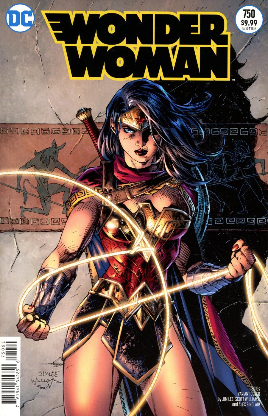 Wonder Woman Vol 5 #750 Cover I Variant Jim Lee & Scott Williams 2010s Cover