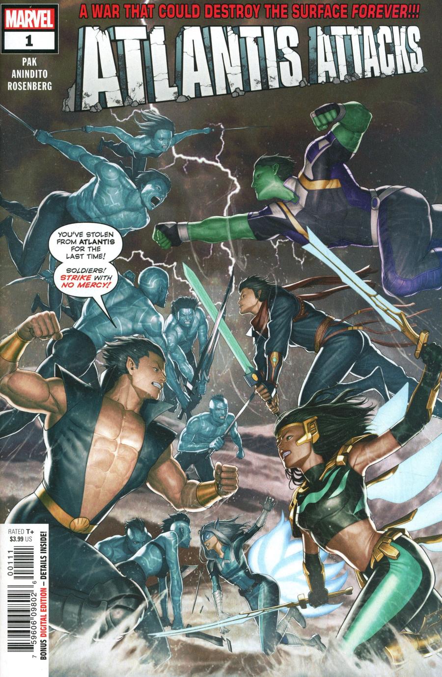 Atlantis Attacks #1 Cover A Regular Rock-He Kim Cover