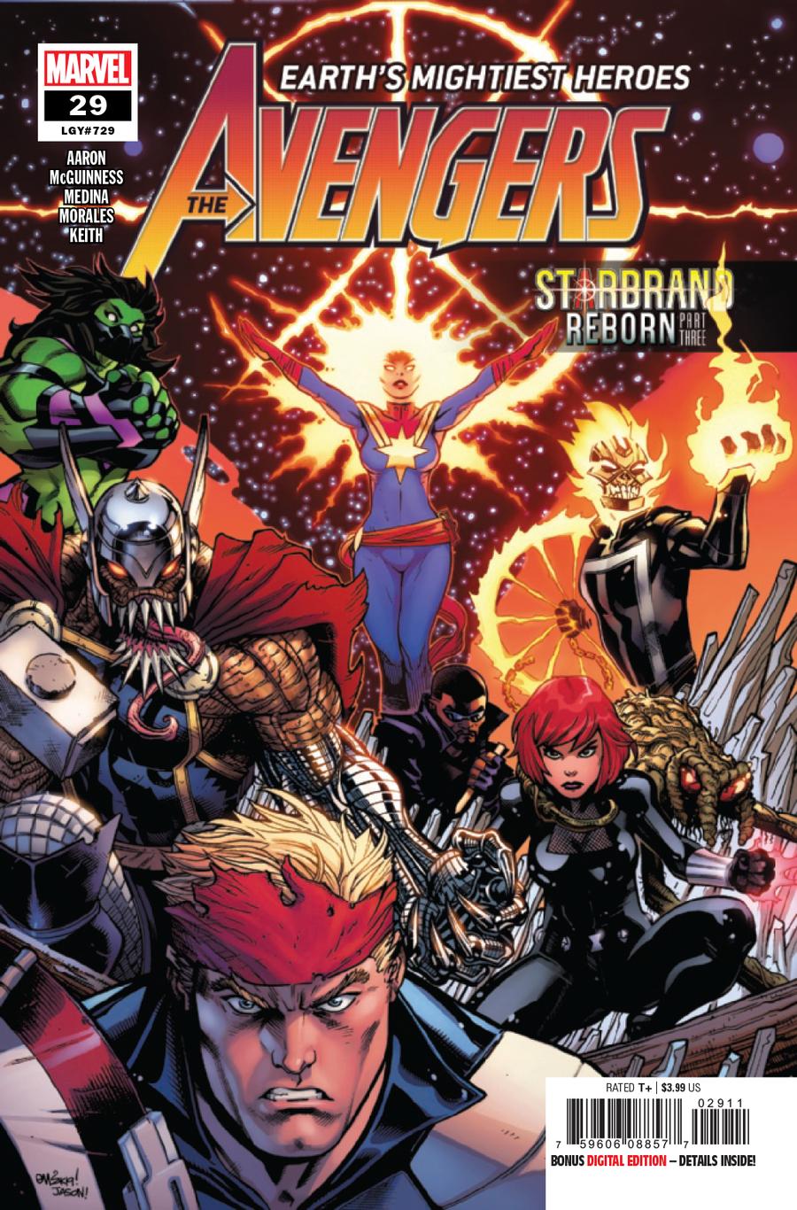 Avengers Vol 7 #29 Cover A 1st Ptg Regular Ed McGuinness Cover