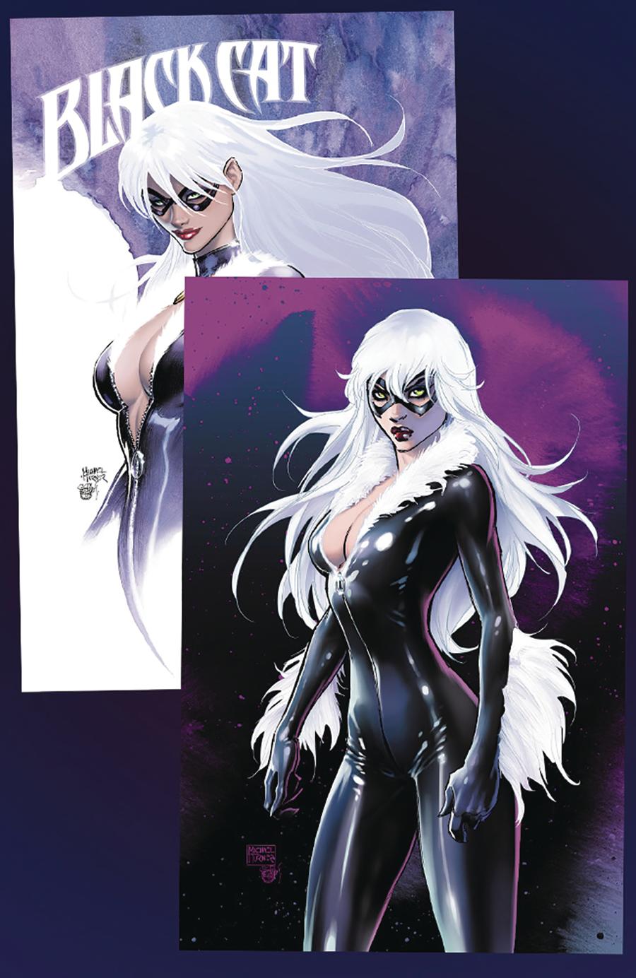 Black Cat #2 Aspen Comics Exclusive Michael Turner A & B Variant Cover Set