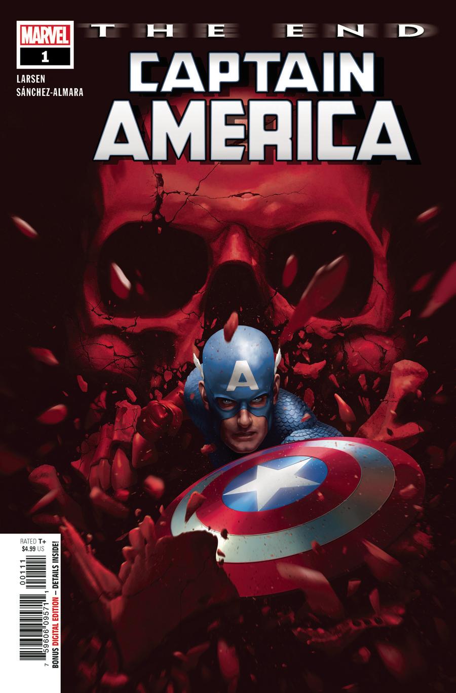 Captain America The End One Shot Cover A Regular Rahzzah Cover