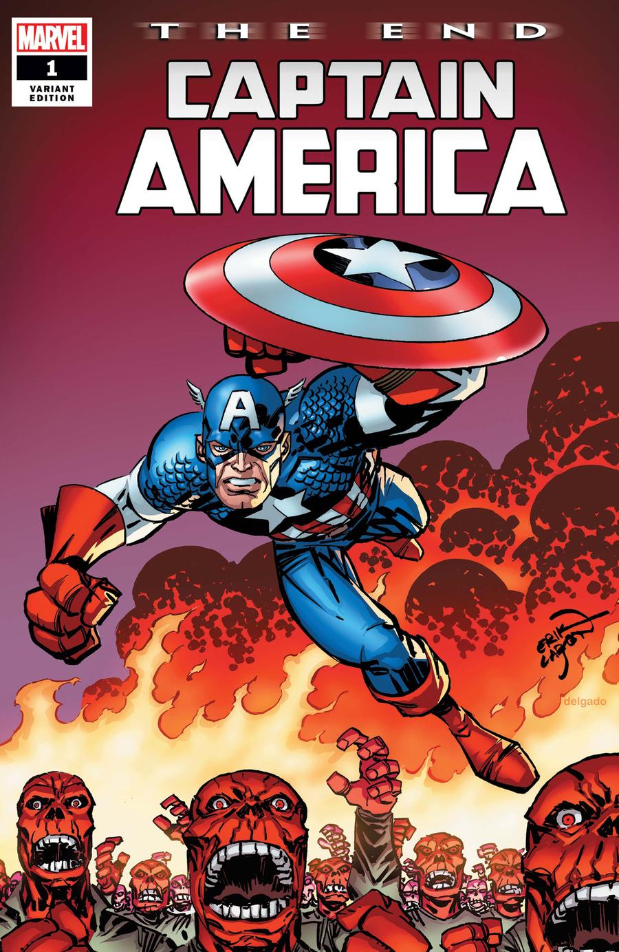 Captain America The End One Shot Cover B Variant Erik Larsen Cover