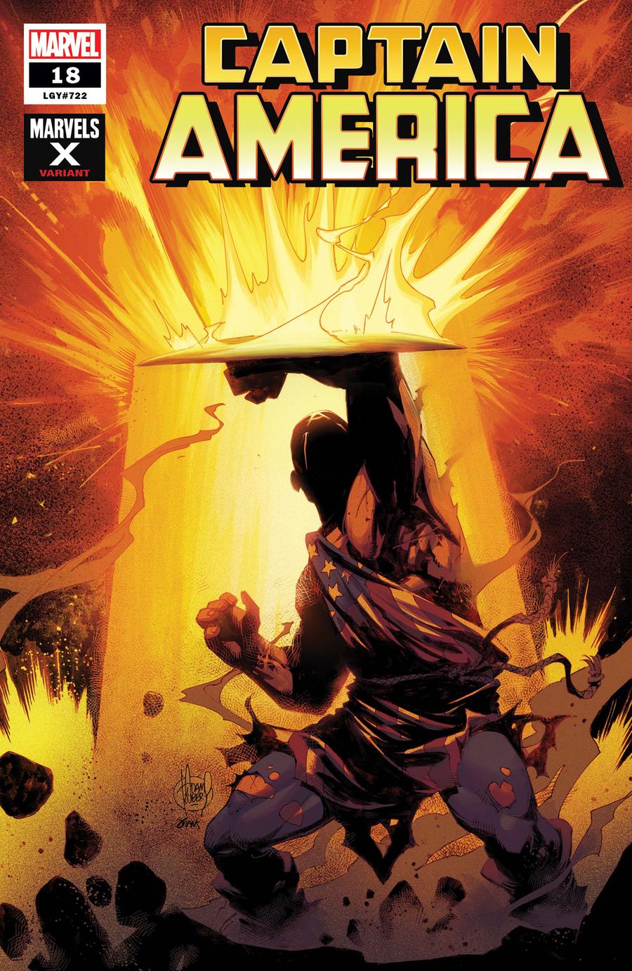 Captain America Vol 9 #18 Cover B Variant Adam Kubert Marvels X Cover
