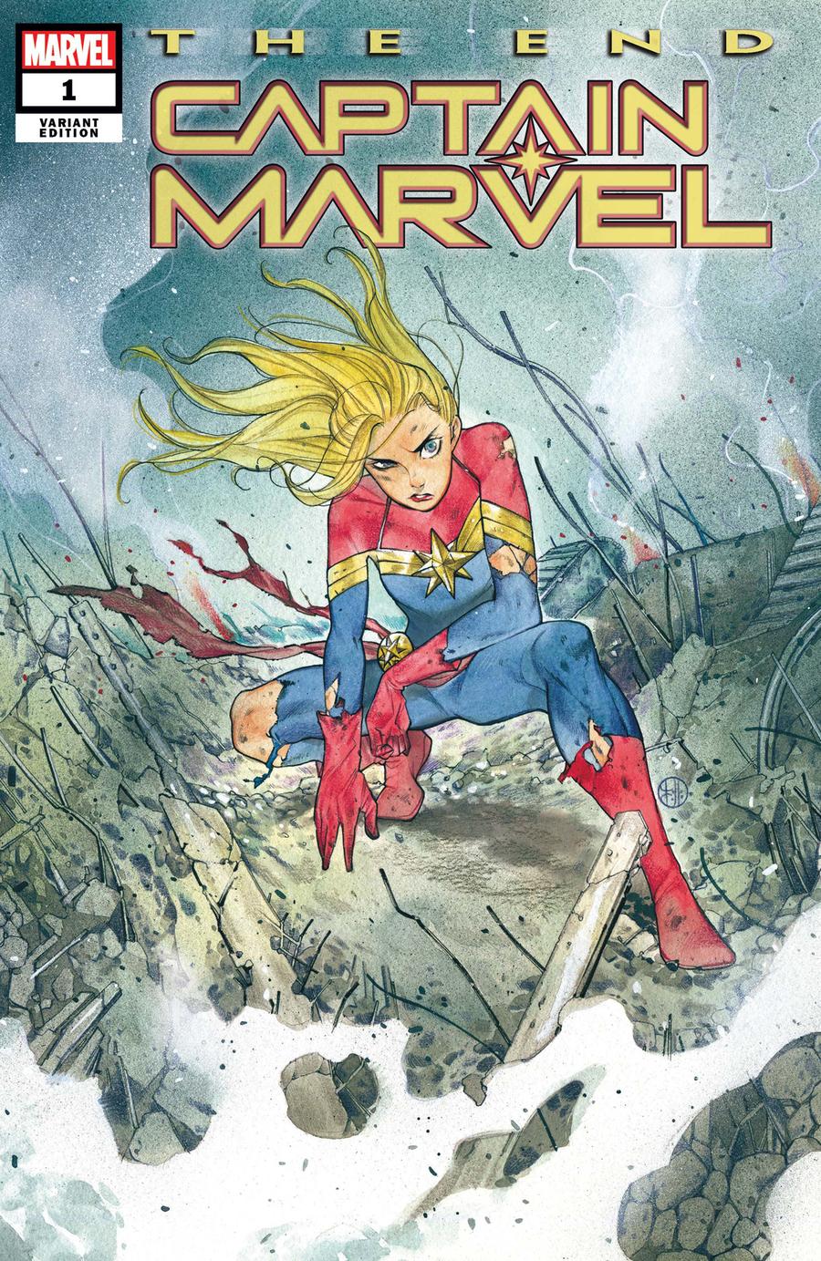 Captain Marvel The End One Shot Cover B Variant Peach Momoko Cover