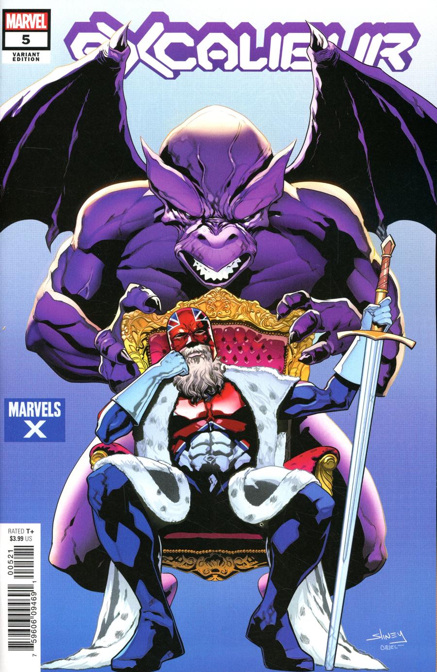 Excalibur Vol 4 #5 Cover B Variant Will Sliney Marvels X Cover (Dawn Of X Tie-In)