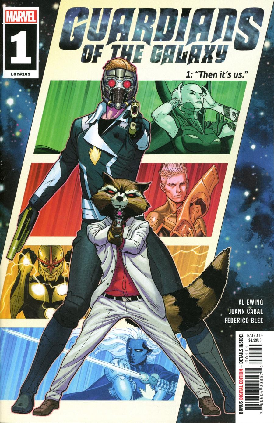 Guardians Of The Galaxy Vol 6 #1 Cover A 1st Ptg Regular Juann Cabal Cover