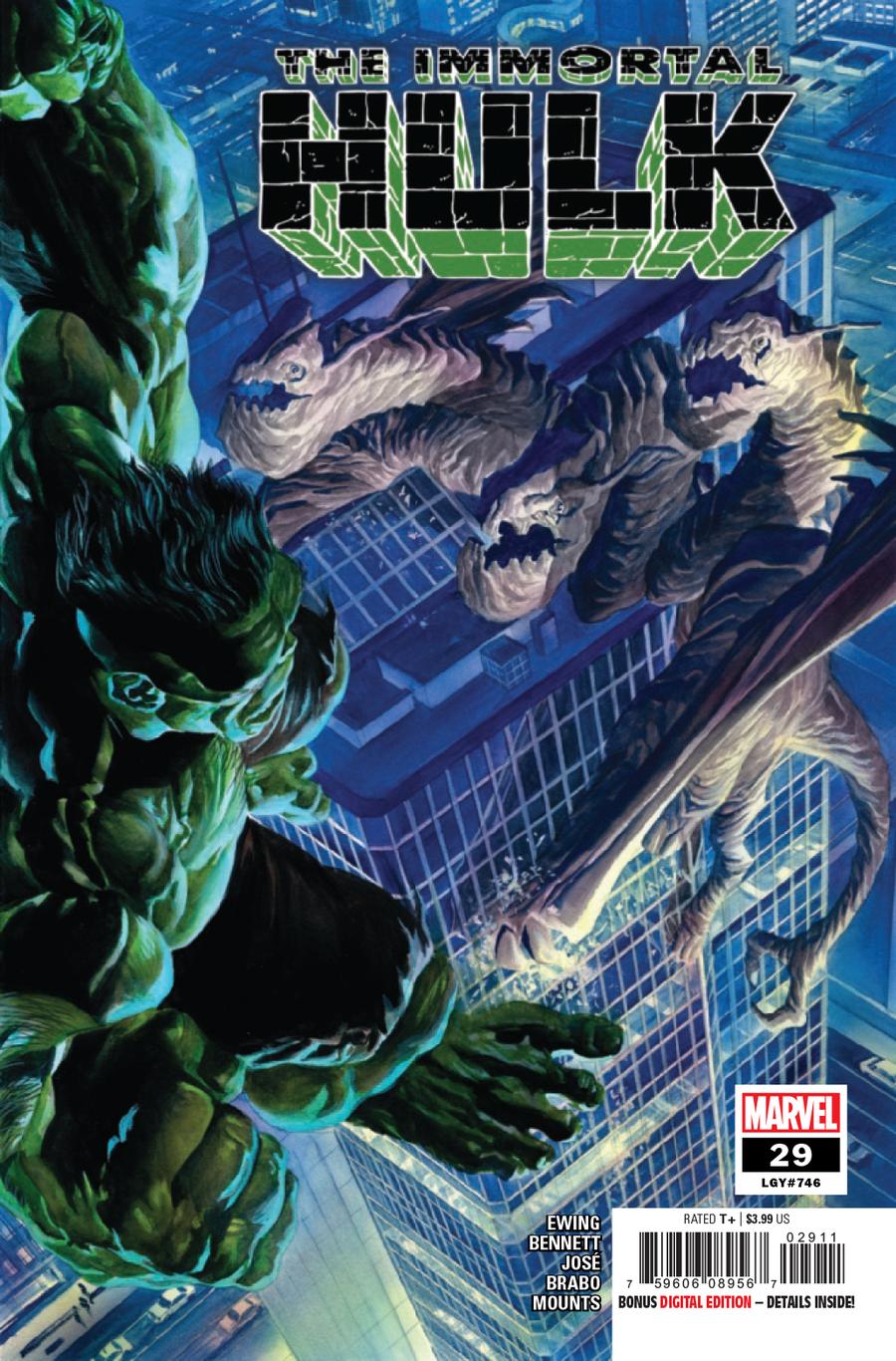 Immortal Hulk #29 Cover A Regular Alex Ross Cover