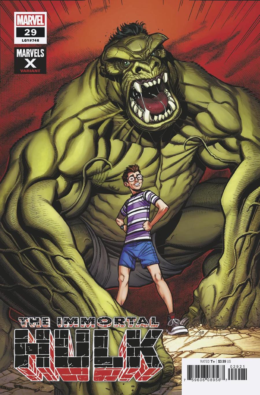 Immortal Hulk #29 Cover B Variant Marvels X Cover