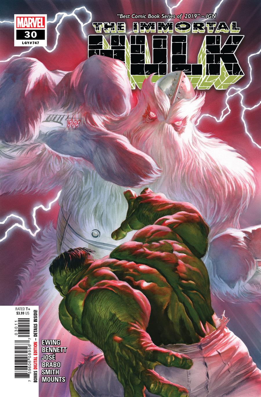 Immortal Hulk #30 Cover A Regular Alex Ross Cover
