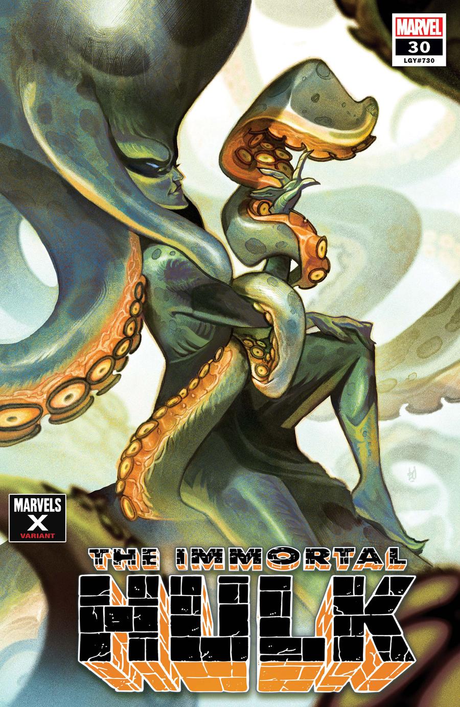 Immortal Hulk #30 Cover B Variant Mike Del Mundo Marvels X Cover