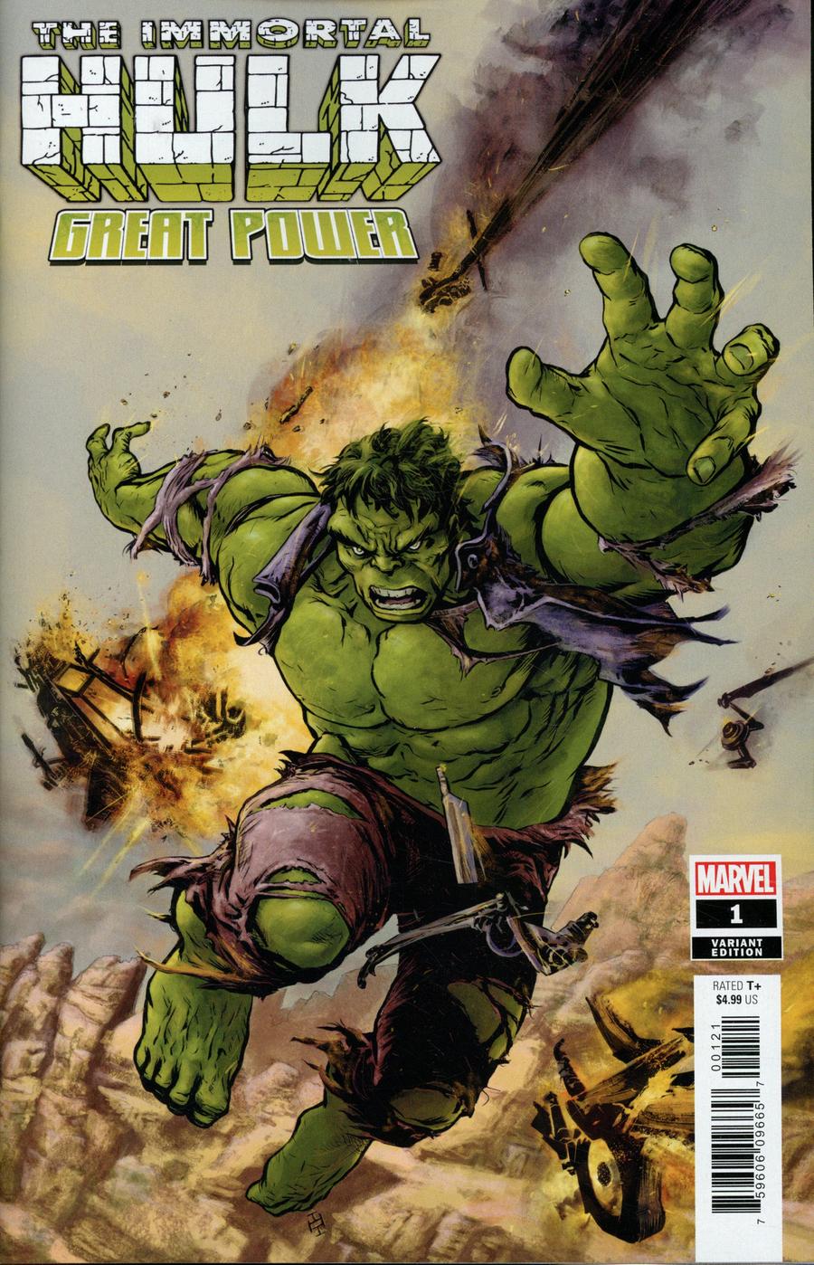 Immortal Hulk Great Power One Shot Cover B Variant Max Fiumara Cover