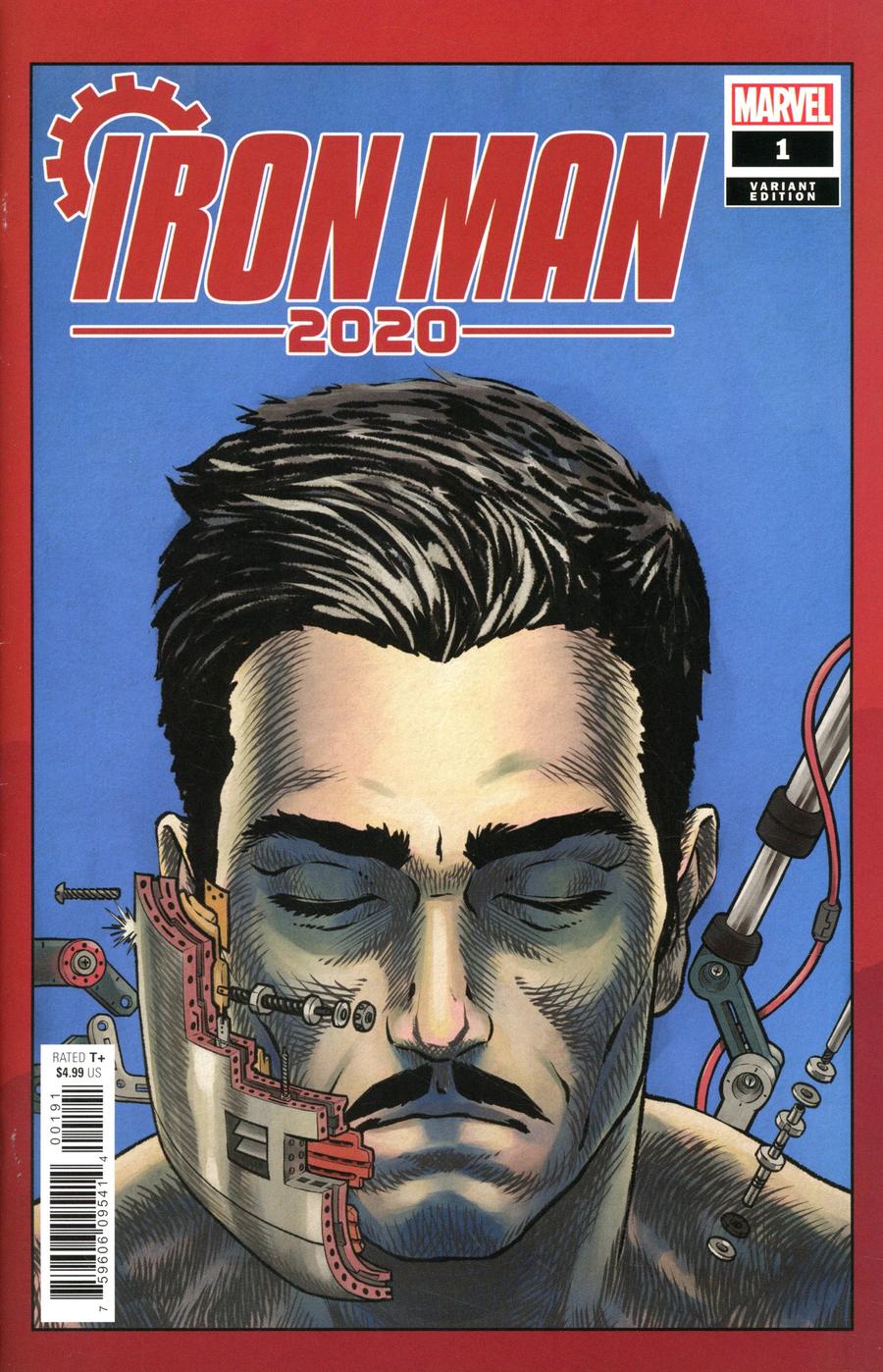 Iron Man 2020 #1 Cover E Variant Superlog Heads Cover