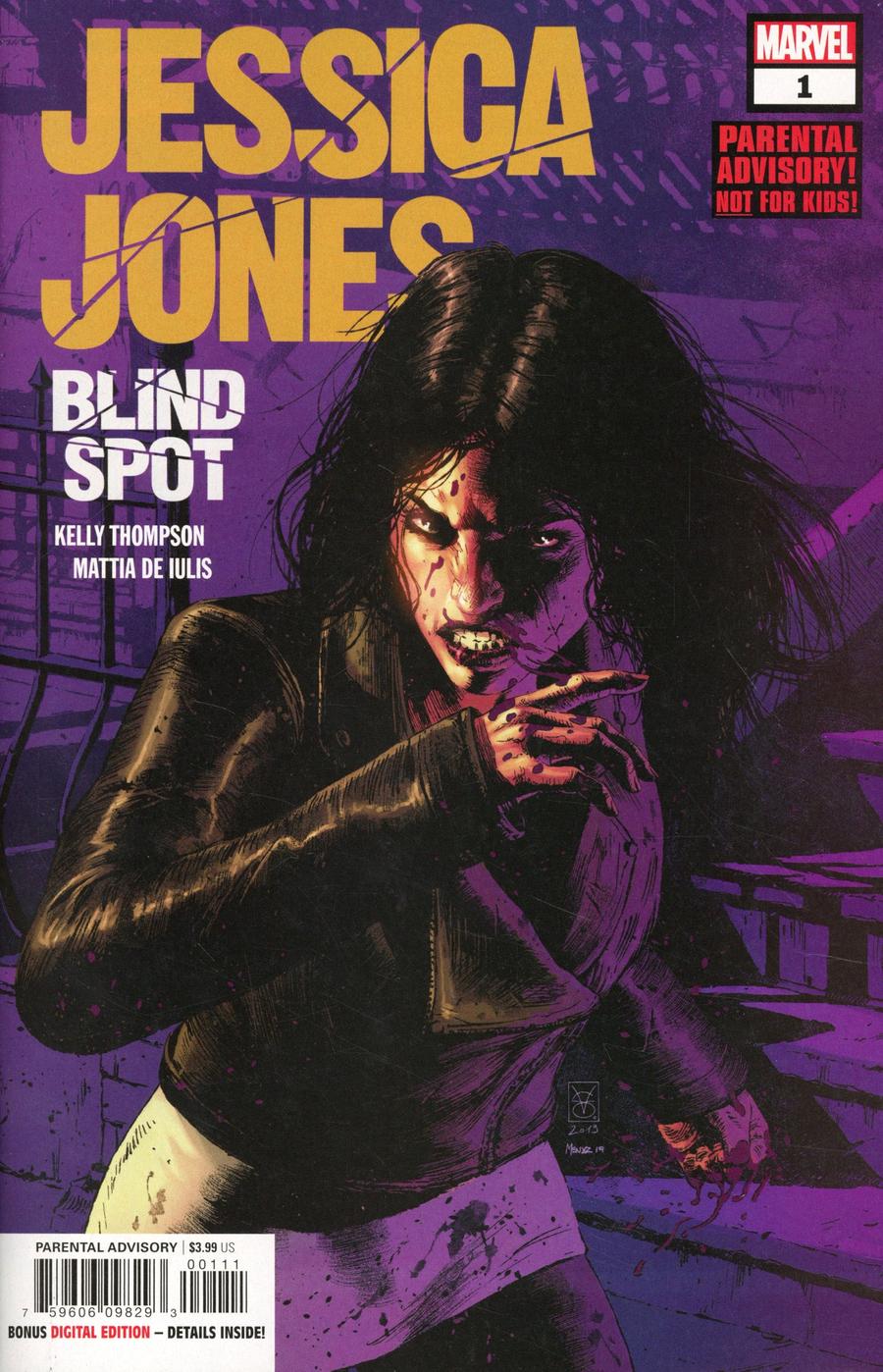 Jessica Jones Blind Spot #1 Cover A Regular Valerio Giangiordano Cover