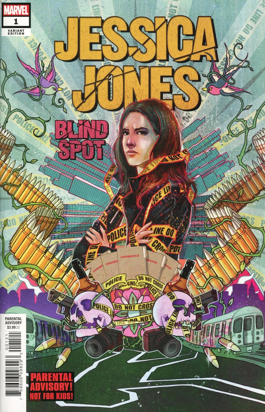 Jessica Jones Blind Spot #1 Cover B Variant Martin Simmonds Cover