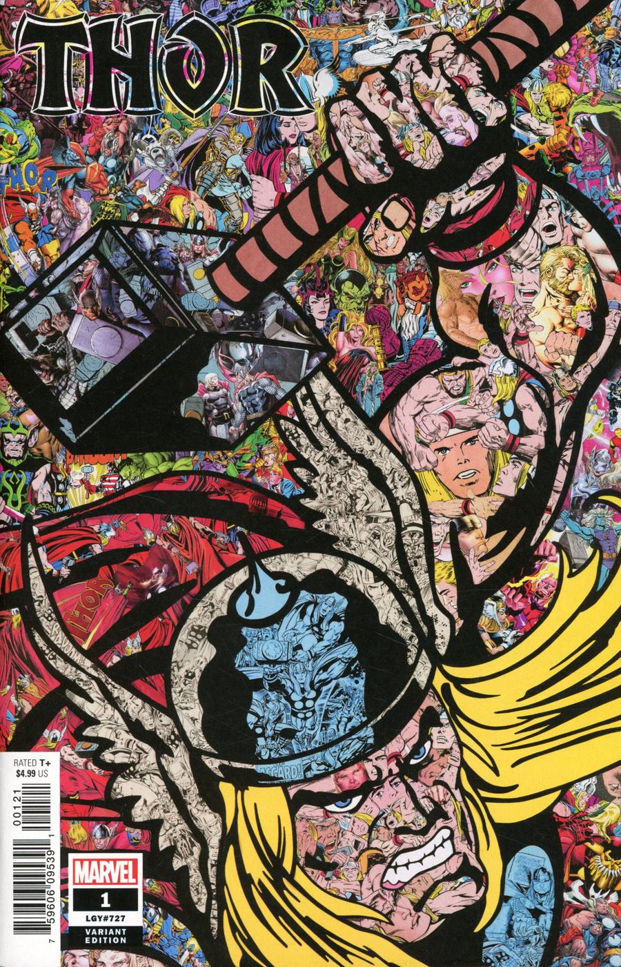 Thor Vol 6 #1 Cover C Variant Mr Garcin Collage Cover