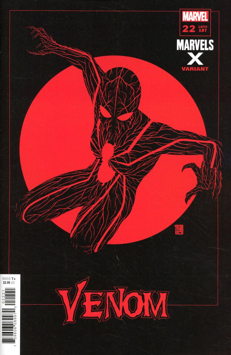 Venom Vol 4 #22 Cover B Variant John Tyler Christopher Marvels X Cover