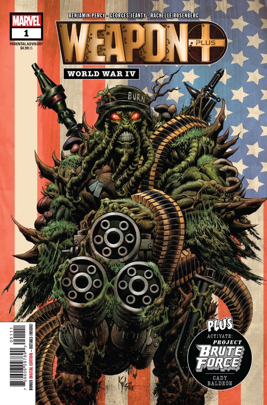 Weapon Plus World War IV Cover A 1st Ptg Regular Kyle Hotz Cover