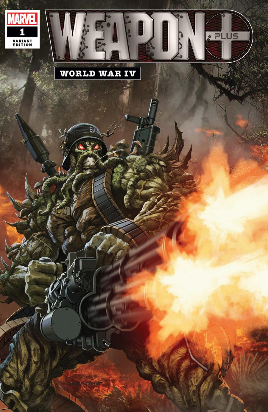 Weapon Plus World War IV Cover B Variant Skan Cover
