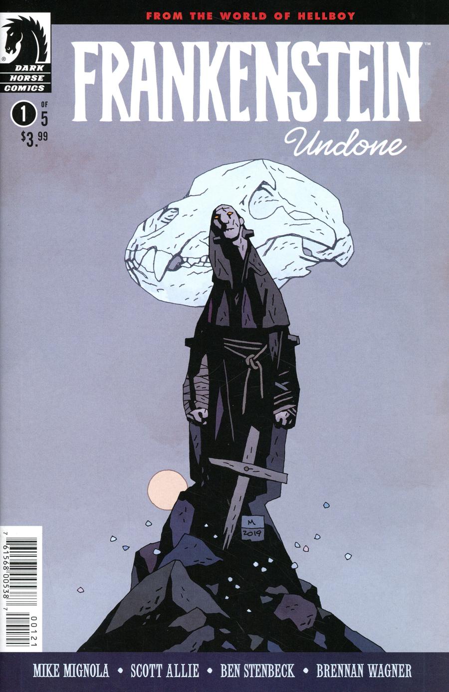 Frankenstein Undone #1 Cover B Variant Mike Mignola Cover