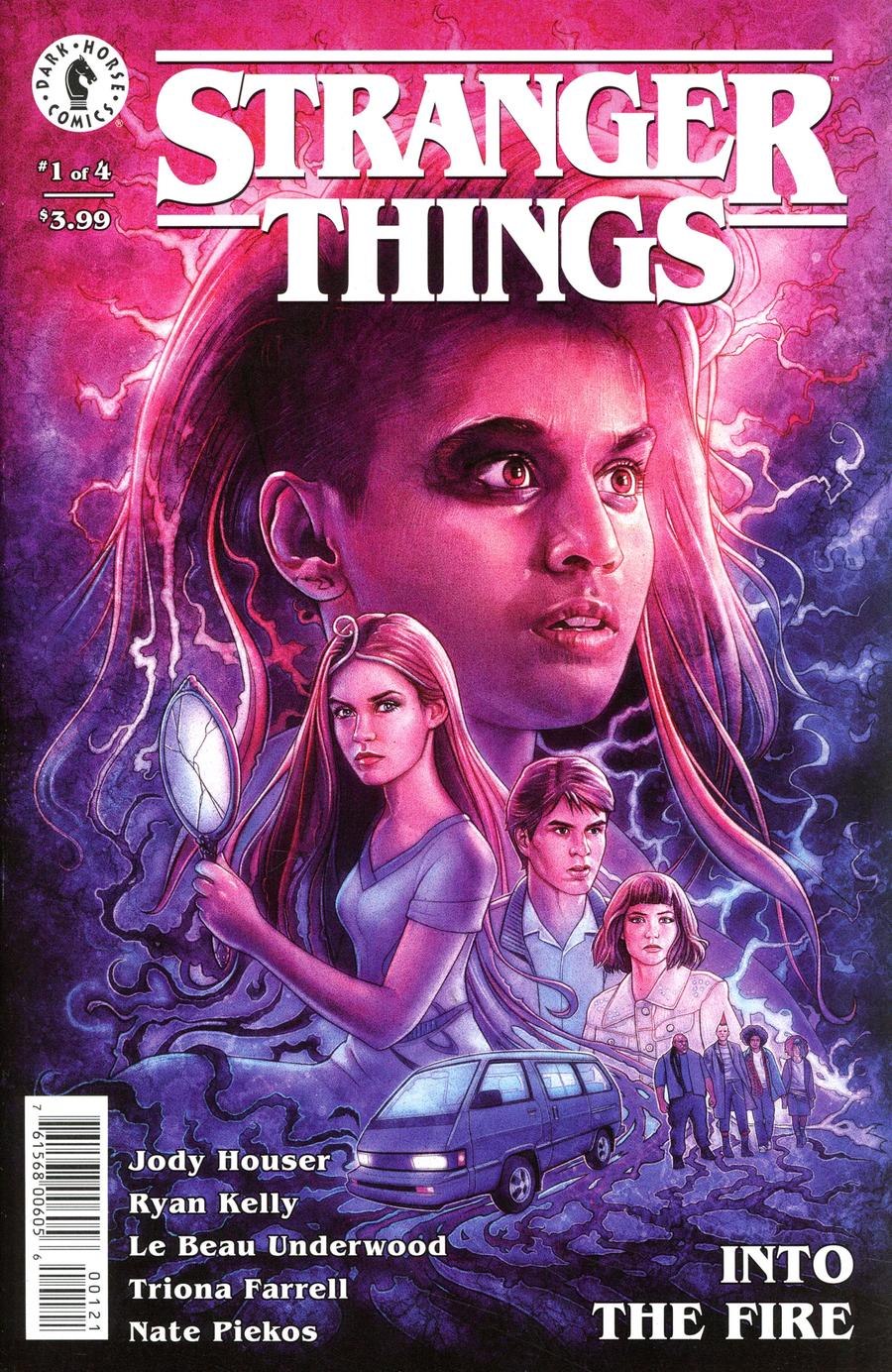 Stranger Things Into The Fire #1 Cover B Variant Kyle Lambert Cover