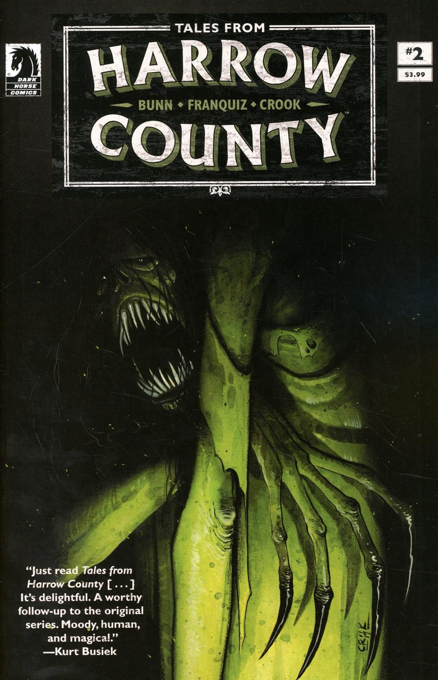 Tales From Harrow County Deaths Choir #2 Cover B Variant Tyler Crook Cover