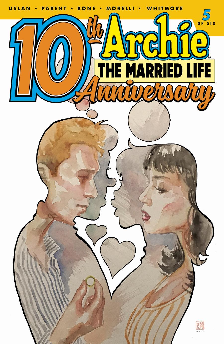 Archie The Married Life 10th Anniversary #5 Cover B Variant David Mack Cover