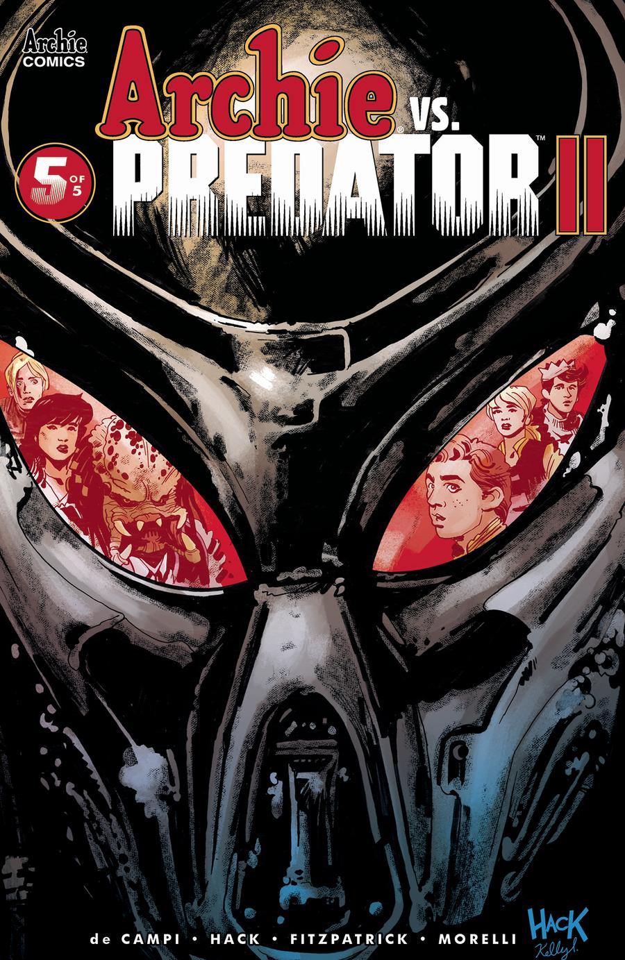 Archie vs Predator II #5 Cover A Regular Robert Hack & Kelly Fitzpatrick Cover