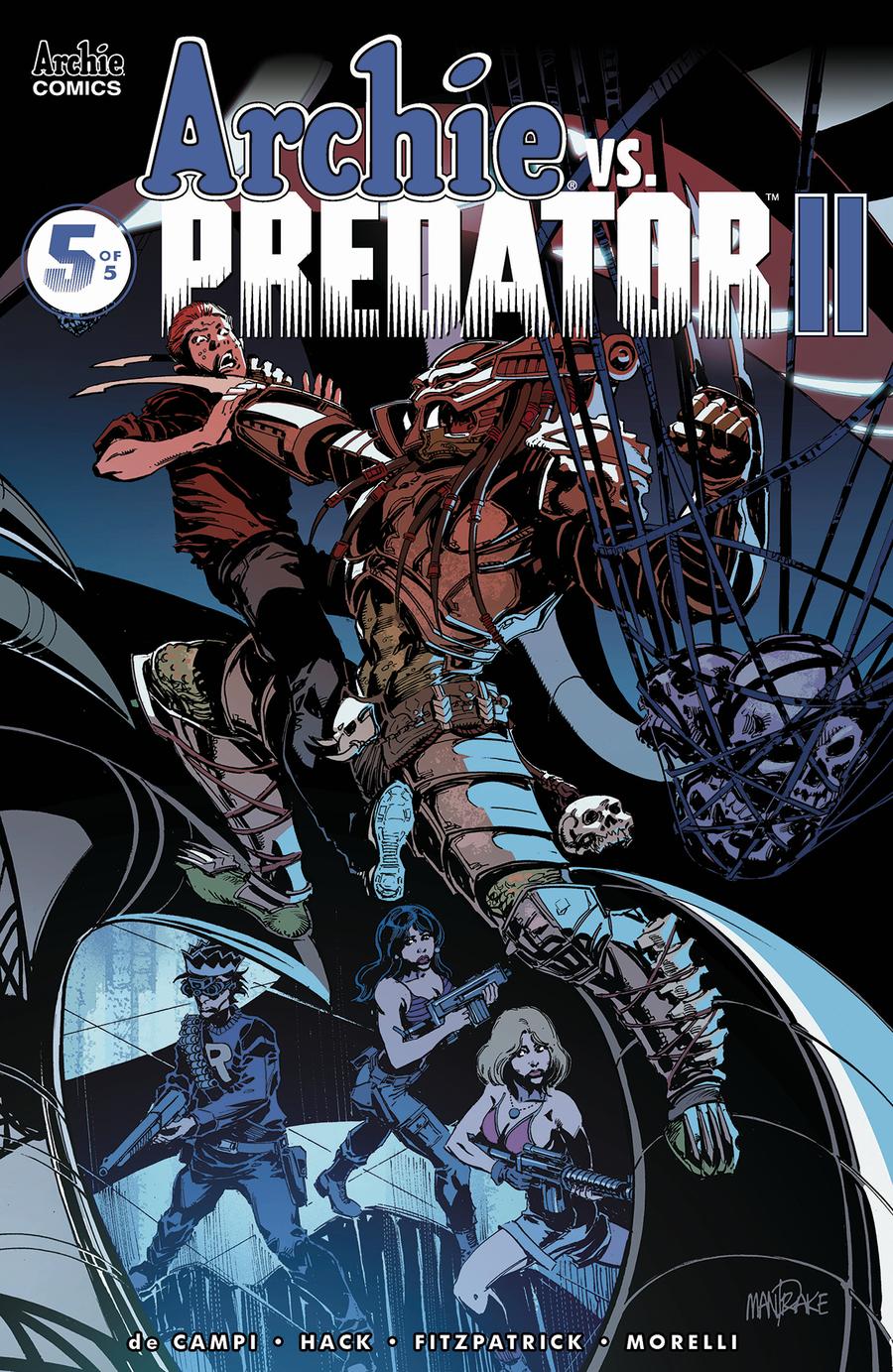 Archie vs Predator II #5 Cover B Variant Thomas Mandrake & Matt Herms Cover