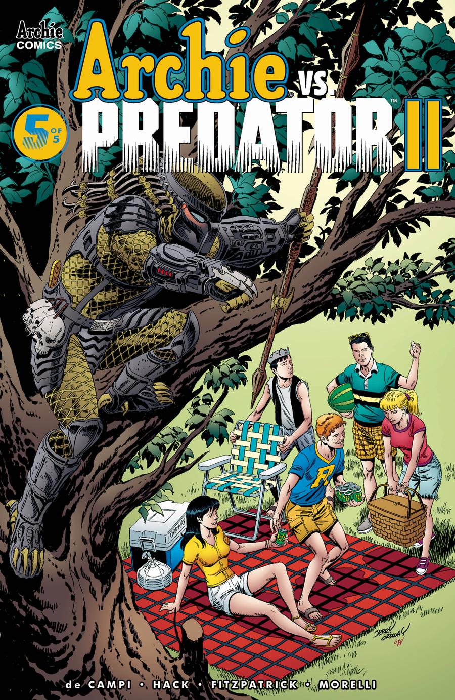 Archie vs Predator II #5 Cover D Variant Jerry Ordway & Glenn Whitmore Cover