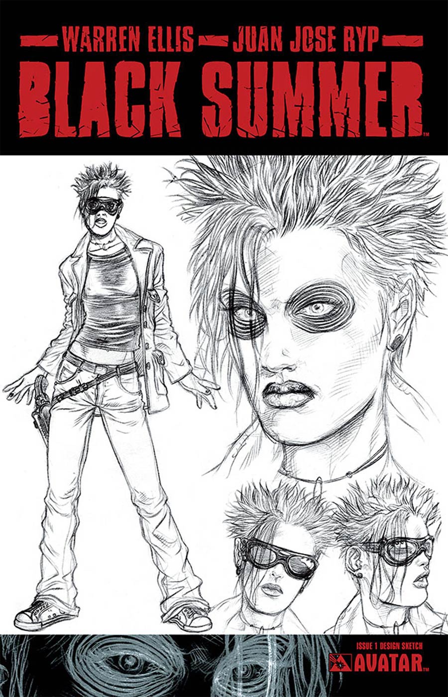 Black Summer #1 Cover E Design Sketch Cover