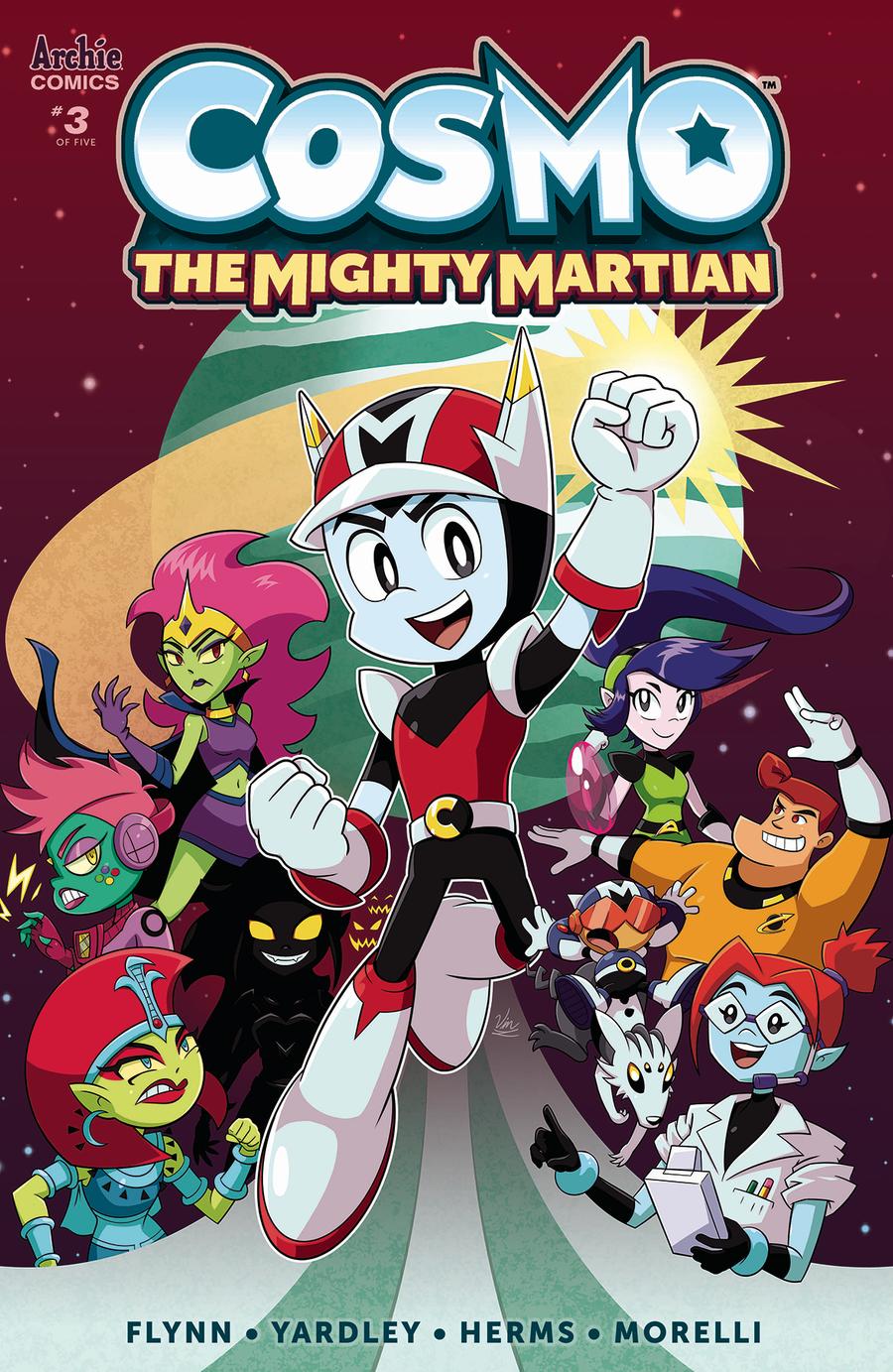 Cosmo The Mighty Martian #3 Cover B Variant Vincent Lovallo Cover