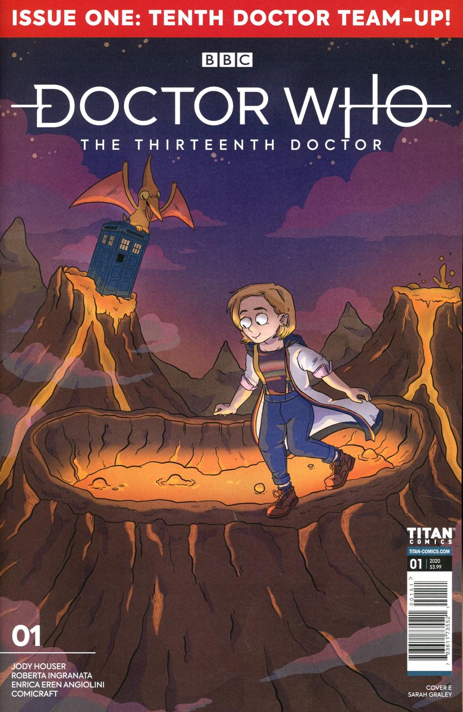 Doctor Who 13th Doctor Season 2 #1 Cover E Variant Sarah Graley Cover