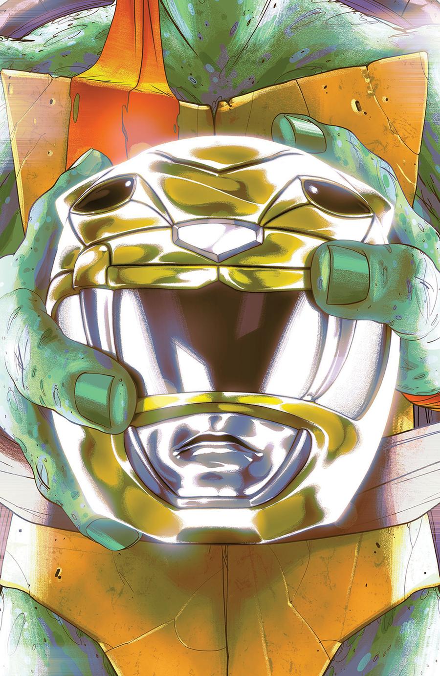Mighty Morphin Power Rangers Teenage Mutant Ninja Turtles #2 Cover D Variant Goni Montes Cover