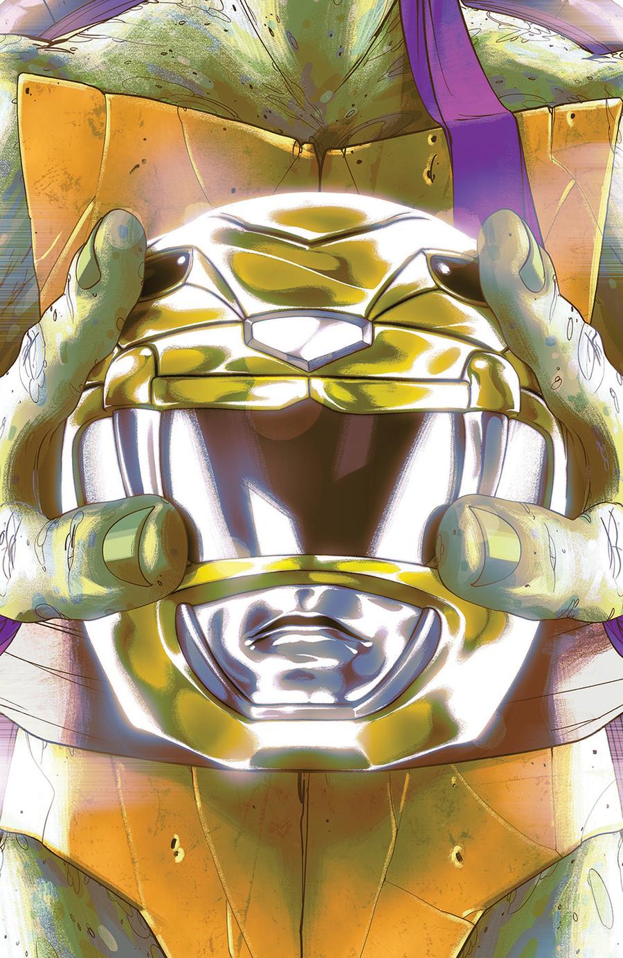 Mighty Morphin Power Rangers Teenage Mutant Ninja Turtles #2 Cover E Variant Goni Montes Cover