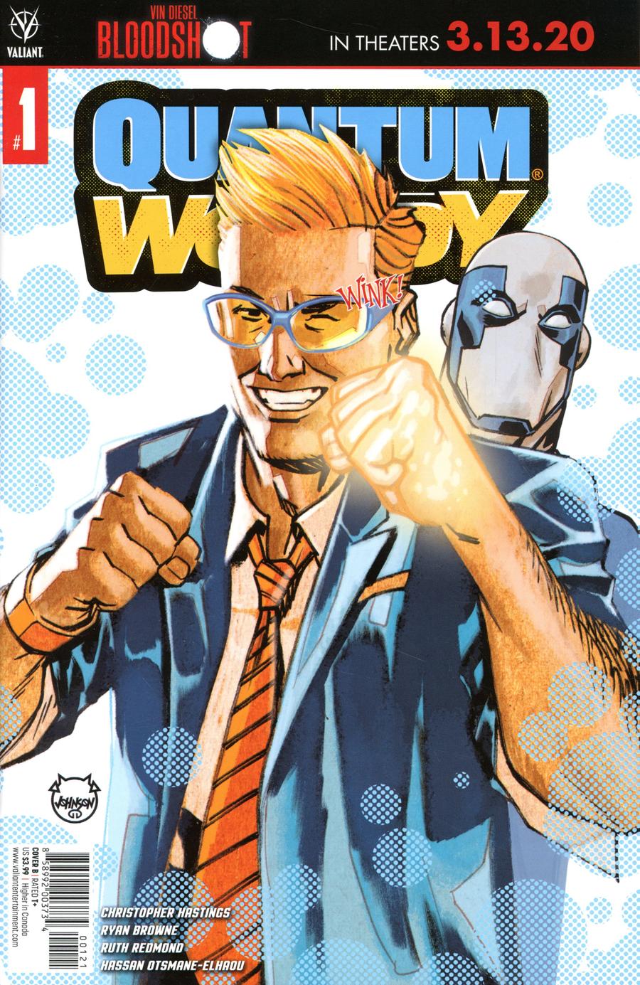 Quantum & Woody Vol 5 #1 Cover B Variant Dave Johnson Cover