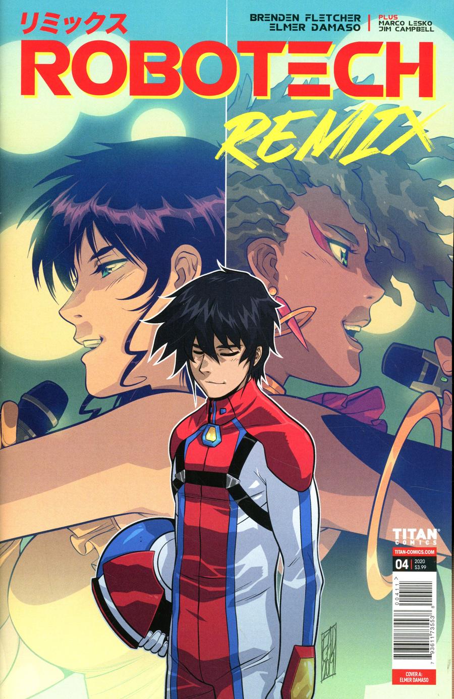 Robotech Remix #4 Cover A Regular Elmer Damaso Cover