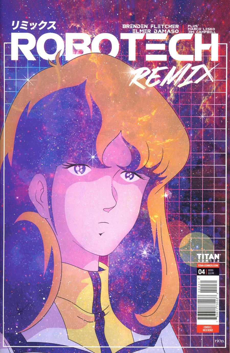 Robotech Remix #4 Cover B Variant Daniele Di Nicuolo Cover