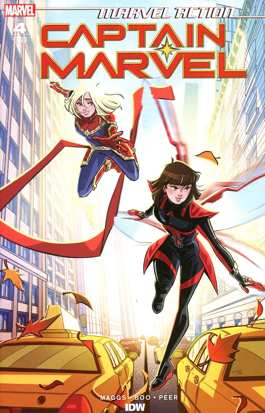 Marvel Action Captain Marvel #4 Cover A Regular Sweeney Boo Cover