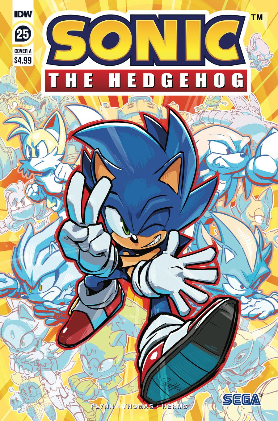 Sonic The Hedgehog Vol 3 #25 Cover A Regular Tyson Hesse Cover